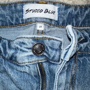 Studio Blue Distressed Denim Jeans Size 27